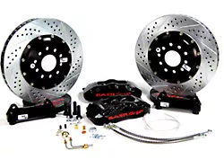 Baer Pro+ Rear Big Brake Kit with 14-Inch Rotors; Black Calipers (07-18 Jeep Wrangler JK w/ Currie G2 Rear Housing)