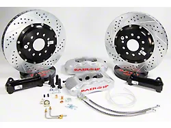 Baer Pro+ Rear Big Brake Kit with 14-Inch Rotors; Silver Calipers (07-18 Jeep Wrangler JK w/ Currie G2 Rear Housing)