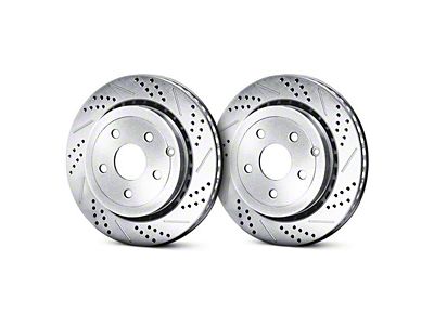 Baer Claw Performance Drilled and Slotted Rotors; Front Pair (84-89 Jeep Cherokee XJ)