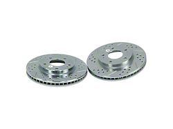 Baer Claw Performance Drilled and Slotted 5-Lug Rotors; Front Pair (05-15 Tacoma)