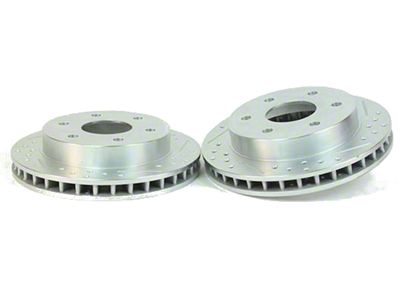 Baer Claw Performance Drilled and Slotted 6-Lug Rotors; Front Pair (05-23 Tacoma)