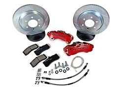 Baer 6T Front Big Brake Kit with 13.50-Inch Rotors; Monster Green Calipers (24-26 Tacoma)