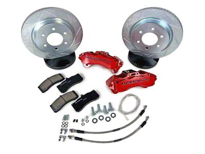 Baer 6T Front Big Brake Kit with 13.50-Inch Rotors; Hugger Orange Calipers (22-25 Tundra)