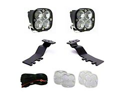 Baja Designs Squadron Pro LED Lights with A-Pillar Mounting Brackets (25-26 4Runner)