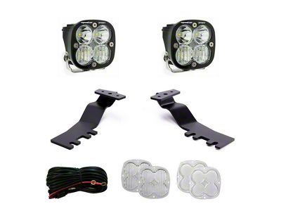 Baja Designs Squadron Sport LED Lights with A-Pillar Mounting Brackets (25-26 4Runner)
