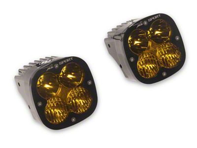 Baja Designs XL Sport Amber LED Lights; Driving/Combo Beam; Pair (Universal; Some Adaptation May Be Required)