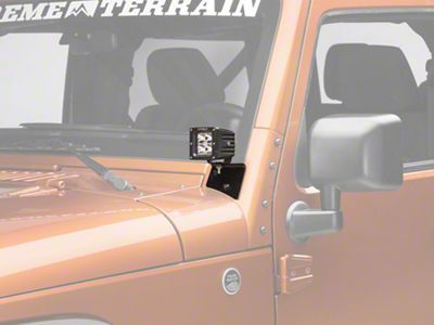 Baja Designs A-Pillar Mounting Brackets (07-18 Jeep Wrangler JK)