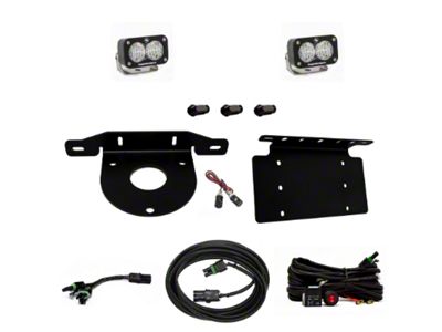Baja Designs Dual S1 Reverse Light Kit with License Plate Mount (21-25 Bronco)