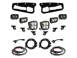 Baja Designs S2 SAE Pro LED Fog Light Pocket Kit with Toggle Switch; Amber (21-25 Bronco w/ Modular Front Bumper)