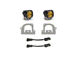Baja Designs S1 LED Fog Light Pocket Kit; Amber (21-25 Bronco Sport)