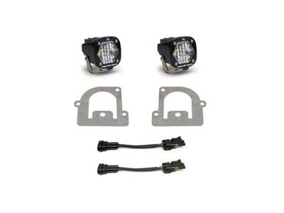 Baja Designs S1 LED Fog Light Pocket Kit; Clear (21-25 Bronco Sport)