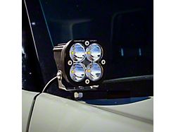 Baja Designs Squadron Sport LED Lights with A-Pillar Mounting Brackets (21-25 Bronco Sport)