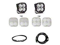 Baja Designs Squadron Sport LED Lights with A-Pillar Mounting Brackets (21-25 Bronco w/ Upfitter Switch)