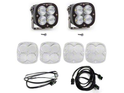 Baja Designs XL Pro LED Lights with A-Pillar Mounting Brackets (21-25 Bronco w/ Upfitter Switch)