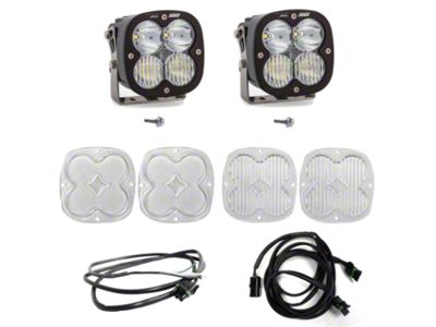 Baja Designs XL80 LED Lights with A-Pillar Mounting Brackets (21-25 Bronco w/ Upfitter Switch)