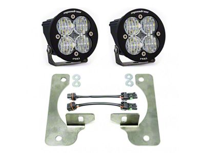 Baja Designs Squadron-R Pro LED Fog Light Pocket Kit; Clear (18-25 Jeep Wrangler JL Rubicon)