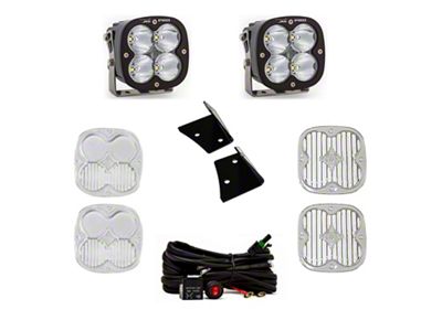 Baja Designs XL Pro LED Lights with A-Pillar Mounting Brackets (07-18 Jeep Wrangler JK)