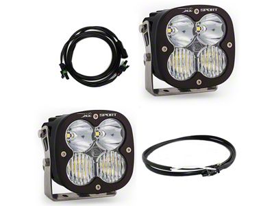 Baja Designs XL Sport Steel Bumper Light Kit (18-25 Jeep Wrangler JL Rubicon w/ Upfitter Switch)