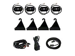 Baja Designs Bed Rail Cargo Light Kit; Red (05-26 Tacoma)