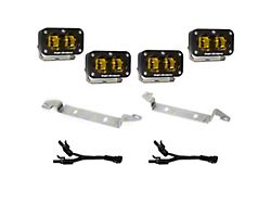 Baja Designs S2 SAE OEM Fog Light Kit; Amber (24-26 Tacoma)