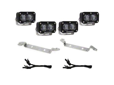 Baja Designs S2 SAE OEM Fog Light Kit; Clear (24-25 Tacoma)