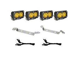 Baja Designs S2 Sport Dual Fog Light Kit; Amber (24-26 Tacoma)
