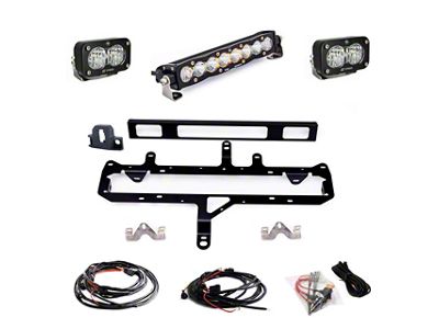 Baja Designs S8 10-Inch/S2 Pro Grille Conversion Light Kit; Clear (24-25 Tacoma w/ TRD Pro Style Grille)