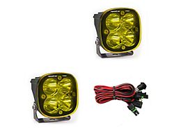 Baja Designs Squadron Pro Amber LED Lights; Spot Beam (Universal; Some Adaptation May Be Required)