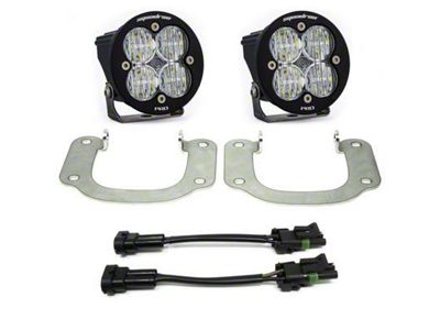 Baja Designs Squadron-R Pro LED Fog Light Pocket Kit; Clear (17-19 Titan)