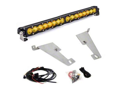Baja Designs 20-Inch S8 Behind Grille Light Kit; Amber (22-25 Tundra)