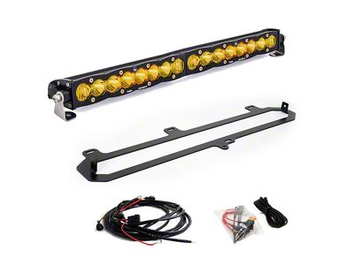 Baja Designs 20-Inch S8 Grille Light Bar Kit; Amber (22-25 Tundra TRD Pro)