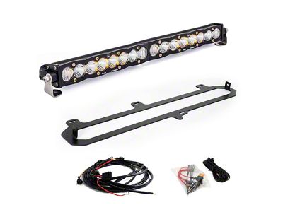 Baja Designs 20-Inch S8 Grille Light Bar Kit; Clear (22-25 Tundra TRD Pro)