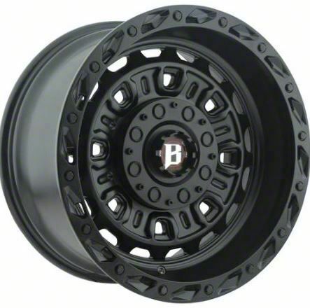 Ballistic Titan Grenade Gloss Black 6-Lug Wheel; 20x10; -24mm Offset ...