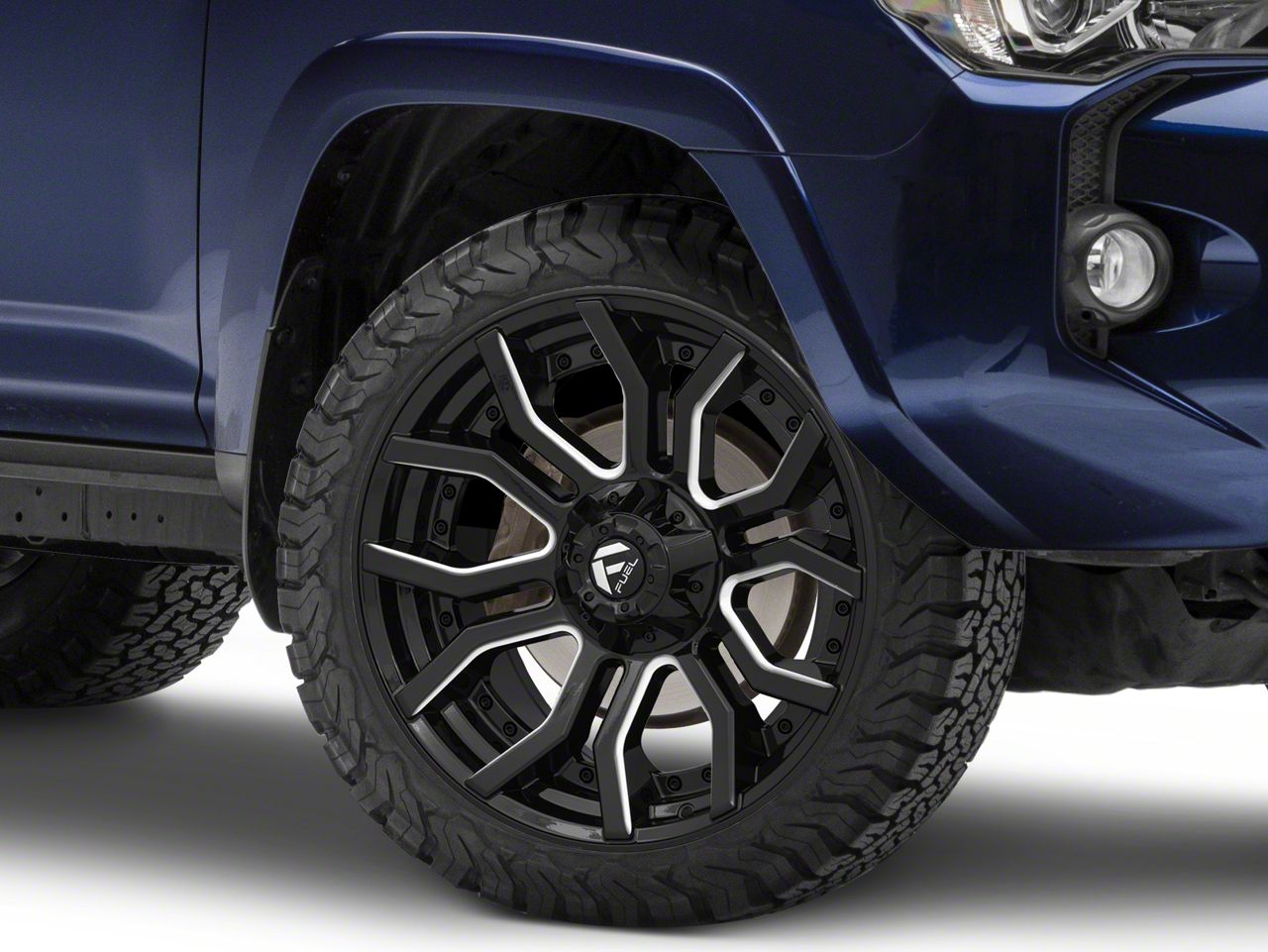 Ballistic Toyota 4-Runner Rage Gloss Black Milled 6-Lug Wheel; 22x10 ...
