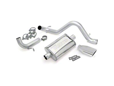 Banks Power Monster Cat-Back Exhaust System with Chrome Tip (12-18 3.6L Jeep Wrangler JK 2-Door)