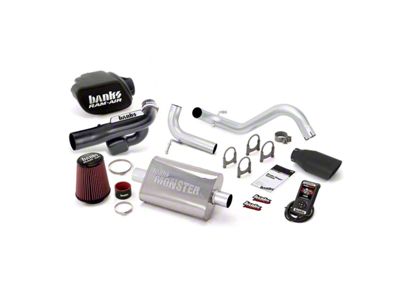 Banks Power Stinger Bundle with AutoMind, Cat-Back Exhaust and Black Tip (12-14 3.6L Jeep Wrangler JK 2-Door)