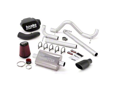 Banks Power Stinger Bundle with Cat-Back Exhaust and Black Tip (07-11 3.8L Jeep Wrangler JK 4-Door)
