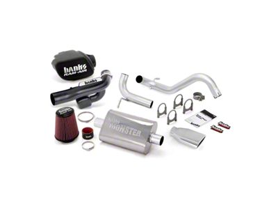 Banks Power Stinger Bundle with Cat-Back Exhaust and Chrome Tip (12-18 3.6L Jeep Wrangler JK 2-Door)