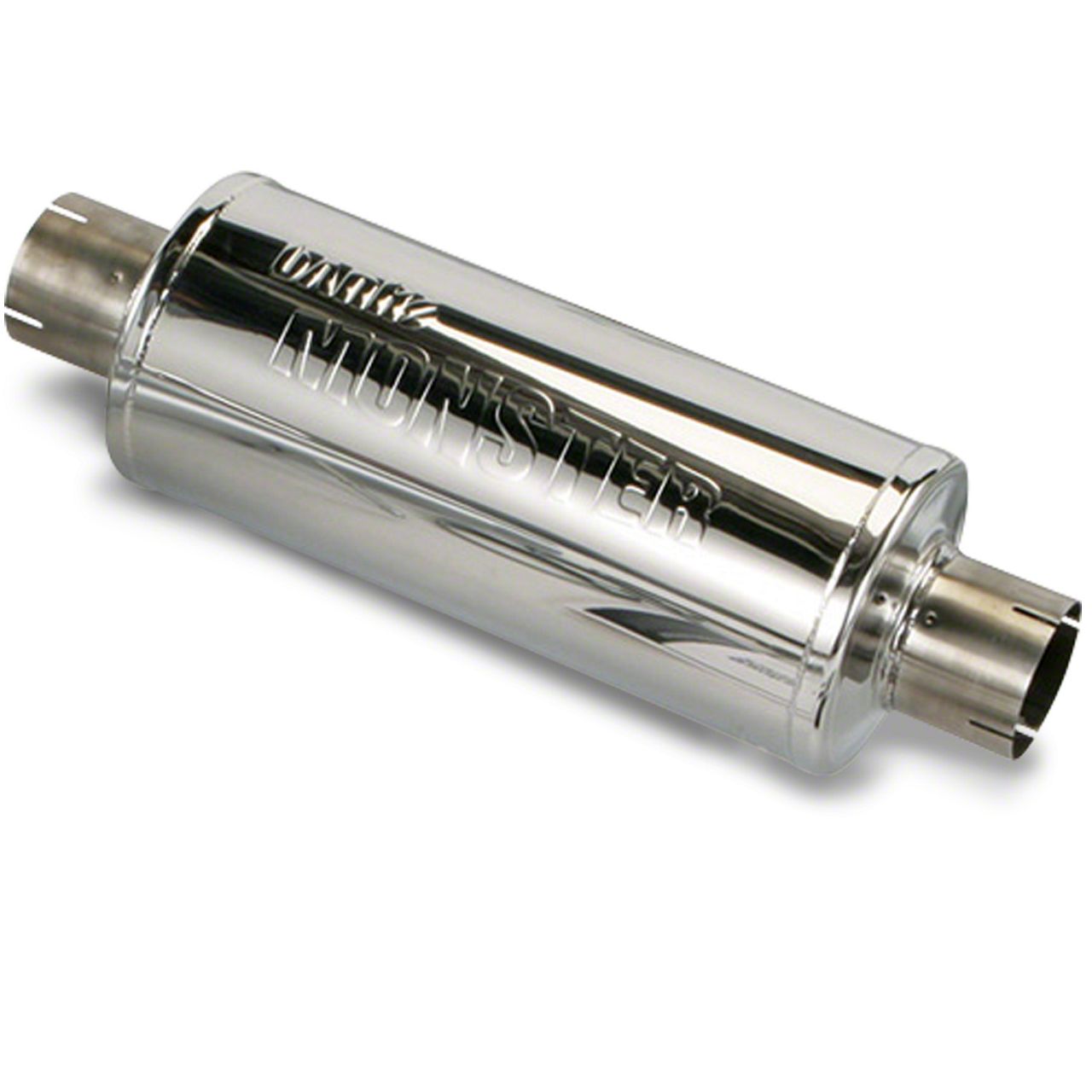 Banks Power Tundra Straight-Through Muffler; 4-Inch Inlet/4-Inch Outlet ...