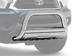 Barricade 3.50-Inch Oval Bull Bar with Skid Plate; Stainless Steel (05-15 Tacoma)
