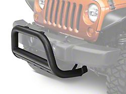 Barricade 3-Inch Bull Bar with Skid Plate; Textured Black (10-18 Jeep Wrangler JK)