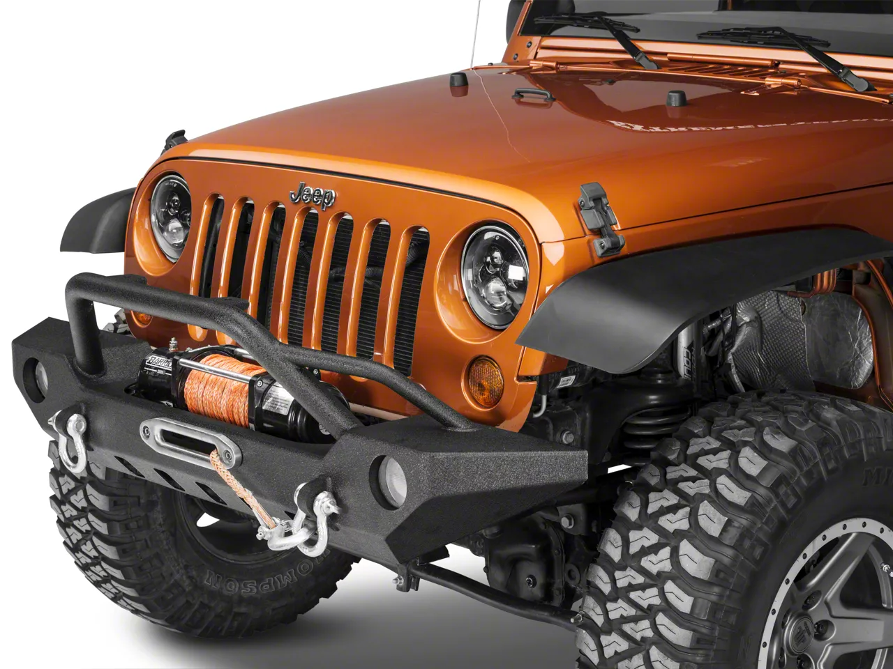 JB Barricade Jeep Wrangler Adventure HD Front Bumper J107329