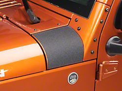 SEC10 Outer Cowl Body Shield Decal; Gloss Black (07-18 Jeep Wrangler JK)