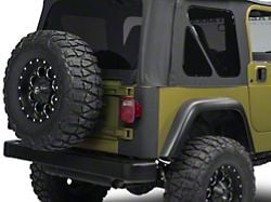 SEC10 Rear Corner Body Shield Decal; Textured Black (97-06 Jeep Wrangler TJ)