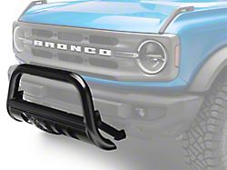 Barricade 3-Inch Bull Bar with Skid Plate; Black (21-25 Bronco)