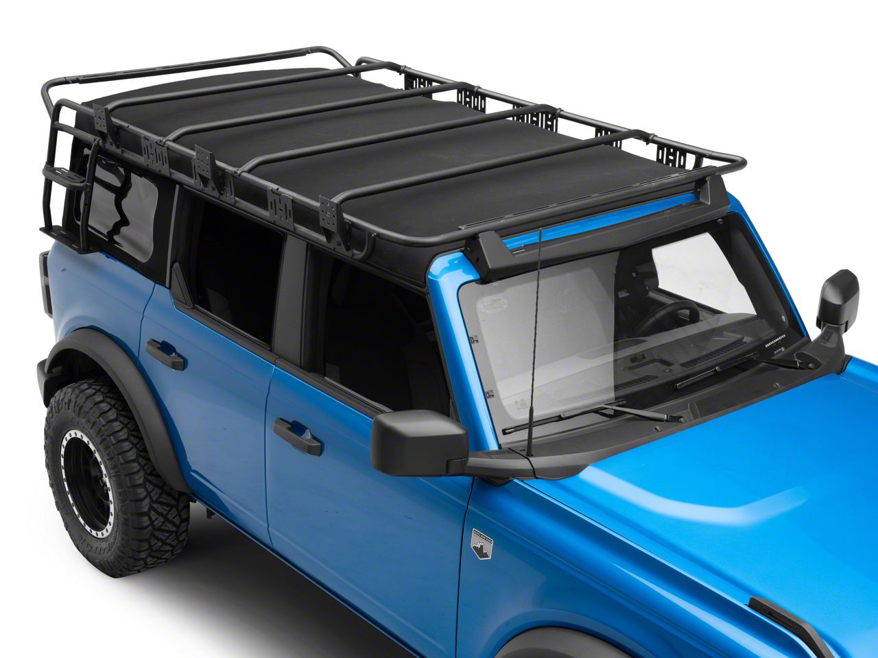 U-Box Bronco Overland Roof Rack Aluminum Full Length Cargo Carrier For 2021 2022 2023 2024 2025 Ford Bronco 2 Doors Hardtop
