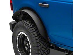Barricade HD Flat Fender Flares; Rear (21-25 Bronco 4-Door, Excluding Everglades, Heritage & Raptor)