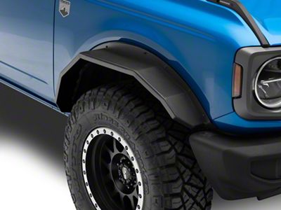 Barricade HD Plate Style Front Fender Flares (21-25 Bronco, Excluding Everglades, Heritage & Raptor)