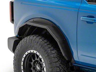 Barricade HD Plate Style Rear Fender Flares (21-25 Bronco 2-Door, Excluding Heritage)