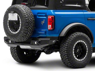 Barricade HD Rear Bumper with LED Fog Lights (21-25 Bronco, Excluding Raptor)